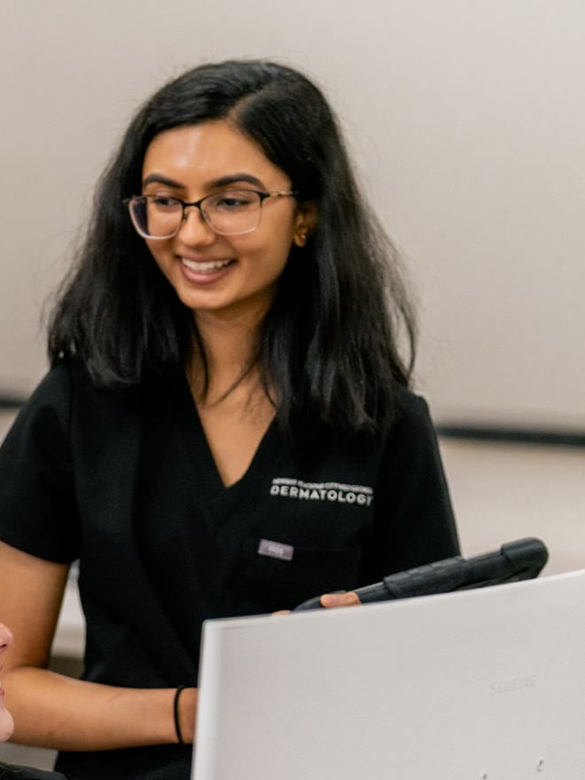 Jena Patel, medical assistant on the pre-professional track