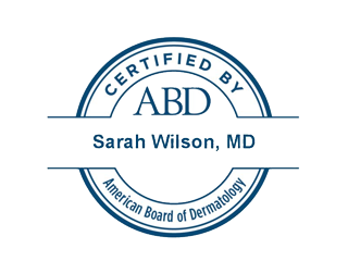 Certified by the American Board of Dermatology